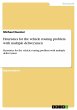 Heuristics for the vehicle routing... - Bild 1