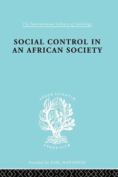 Cover Social Control in an African Society (eBook, ePUB)