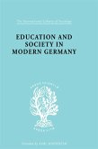 Education & Society in Modern Germany (eBook, ePUB)