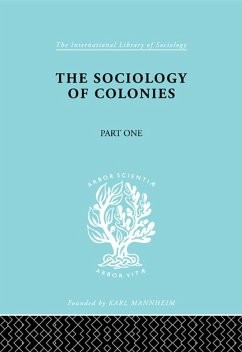 Cover The Sociology of the Colonies [Part 1] (eBook, PDF)
