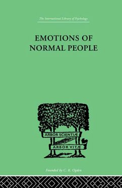 Emotions Of Normal People (eBook, PDF) - Marston, William Moulton