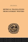 Metrical Translations from Sanskrit Writers (eBook, ePUB)