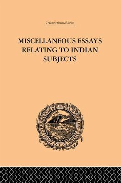 Cover Miscellaneous Essays Relating to Indian Subjects (eBook, PDF)