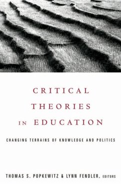 Cover Critical Theories in Education (eBook, PDF)