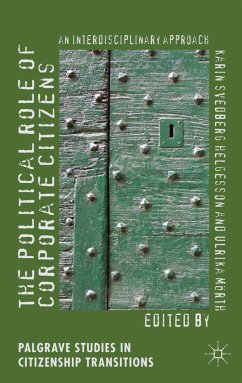 The Political Role of Corporate Citizens (eBook, PDF) - Svedberg Helgesson, Karin