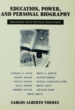 Cover Education, Power, and Personal Biography (eBook, ePUB)