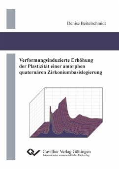 Verformungsinduzierte Erhöhung der Plastizität einer amorphen quaternären Zirkoniumbasislegierung - Beitelschmidt, Denise