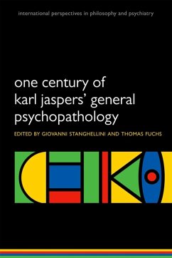 Cover One Century of Karl Jaspers' General Psychopathology (eBook, ePUB)