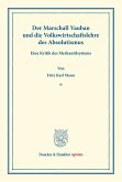 Der Marschall Vauban und die Volkswirtschaftslehre des Absolutismus.