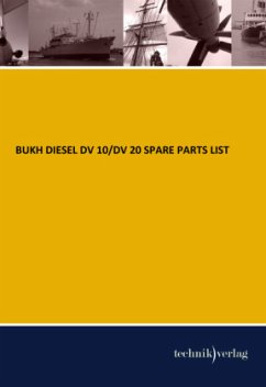 BUKH DIESEL DV 10/DV 20 SPARE PARTS LIST