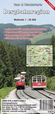 KKV Rad- und Wanderkarte Bergbahnregion