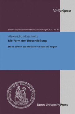 Die Form der Eheschließung - Maschwitz, Alexandra