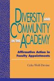Diversity and Community in the Academy (eBook, ePUB)