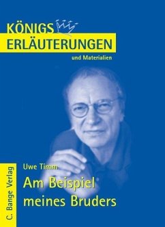 Am Beispiel meines Bruders von Uwe Timm. Textanalyse und Interpretation. (eBook, PDF) - Timm, Uwe