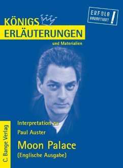 Moon Palace von Paul Auster. Textanalyse und Interpretation in englischer Sprache. (eBook, PDF) - Herforth, Maria-Felicitas
