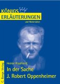 Kipphardt. In der Sache J. Robert Oppenheimer (eBook, PDF) Kipphardt. In der Sache J. Robert Oppenheimer (eBook, PDF)