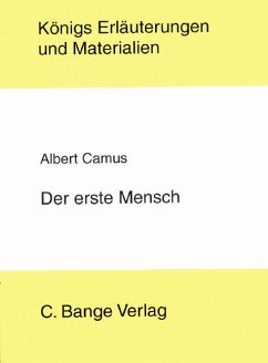 Der erste Mensch von Albert Camus. Textanalyse und Interpretation. (eBook, PDF) - Camus, Albert