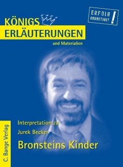 Bronsteins Kinder von Jurek Becker. Textanalyse und Interpretation. (eBook, PDF) - Becker, Jurek