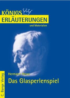 Das Glasperlenspiel von Hermann Hesse. Textanalyse und Interpretation. (eBook, PDF) - Hesse, Hermann