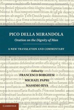 Cover Pico della Mirandola: Oration on the Dignity of Man (eBook, ePUB)
