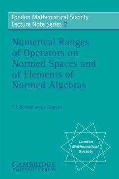 Cover Numerical Ranges of Operators on Normed Spaces and of Elements of Normed Algebras (eBook, PDF)