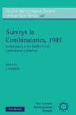 Surveys in Combinatorics, 1989 (eBook, PDF)