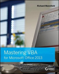 Mastering VBA for Microsoft Office 2013 (eBook, ePUB) - Mansfield, Richard
