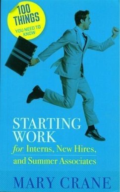 Cover 100 Things You Need to Know: Starting Work (eBook, ePUB)