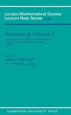 Analysis at Urbana: Volume 2, Analysis in Abstract Spaces (eBook, PDF)