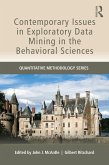Contemporary Issues in Exploratory Data Mining in the Behavioral Sciences (eBook, ePUB)