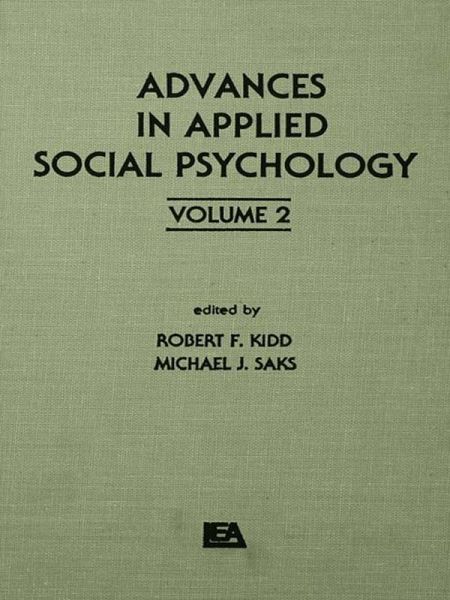 Advances in Applied Social Psychology (eBook, ePUB) Advances in Applied Social Psychology (eBook, ePUB)
