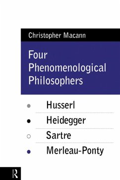 Four Phenomenological Philosophers (eBook, ePUB) - Macann, Christopher