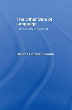 The Other Side of Language (eBook, ePUB) - Fiumara, Gemma Corradi