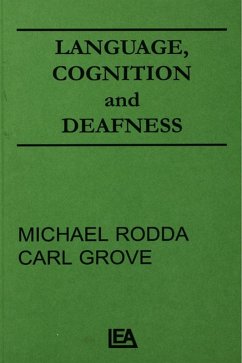 Cover Language, Cognition, and Deafness (eBook, PDF)