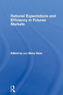 Rational Expectations and Efficiency in Futures Markets (eBook, ePUB)