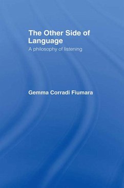 The Other Side of Language (eBook, PDF) - Fiumara, Gemma Corradi