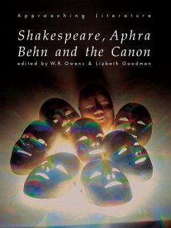 Cover Shakespeare, Aphra Behn and the Canon (eBook, PDF)