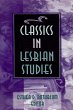 Classics in Lesbian Studies (eBook, PDF) - Bild 1