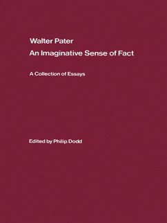 Cover Walter Pater: an Imaginative Sense of Fact (eBook, PDF)