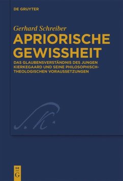 Apriorische Gewissheit - Schreiber, Gerhard
