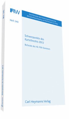 Cover Schwerpunkte des Kartellrechts 2012