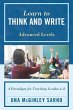 Learn to Think and Write (eBook, ePUB) - Bild 1