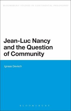 Jean-Luc Nancy and the Question of Community (eBook, PDF) - Devisch, Ignaas