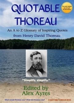 Quotable Thoreau (eBook, ePUB) - Thoreau, Henry David