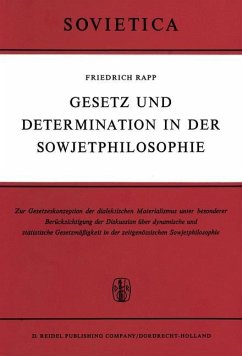 Gesetz und Determination in der Sowjetphilosophie - Rapp, F.