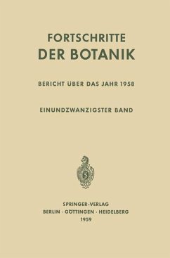 Bericht Über das Jahr 1958 - Lüttge, Ulrich;Beyschlag, Wolfram;Büdel, Burkhard