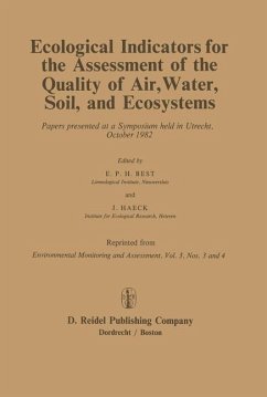 Ecological Indicators for the Assessment of the Quality of Air, Water, Soil, and Ecosystems