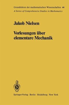 Vorlesungen über elementare Mechanik - Nielsen, J.