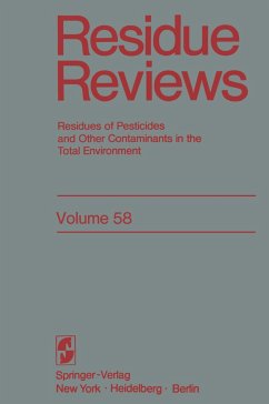 Residue Reviews - Gunther, Jane Davies; Gunther, Francis A.