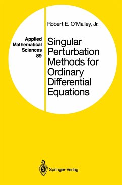 Singular Perturbation Methods for Ordinary Differential Equations - O'Malley, Robert E.